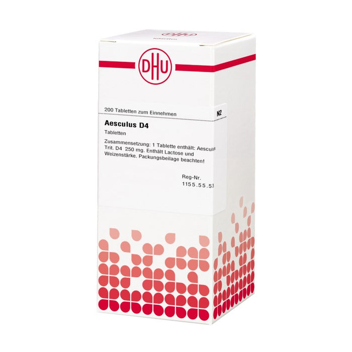 DHU Aesculus D4 Tabletten, 200 St. Tabletten