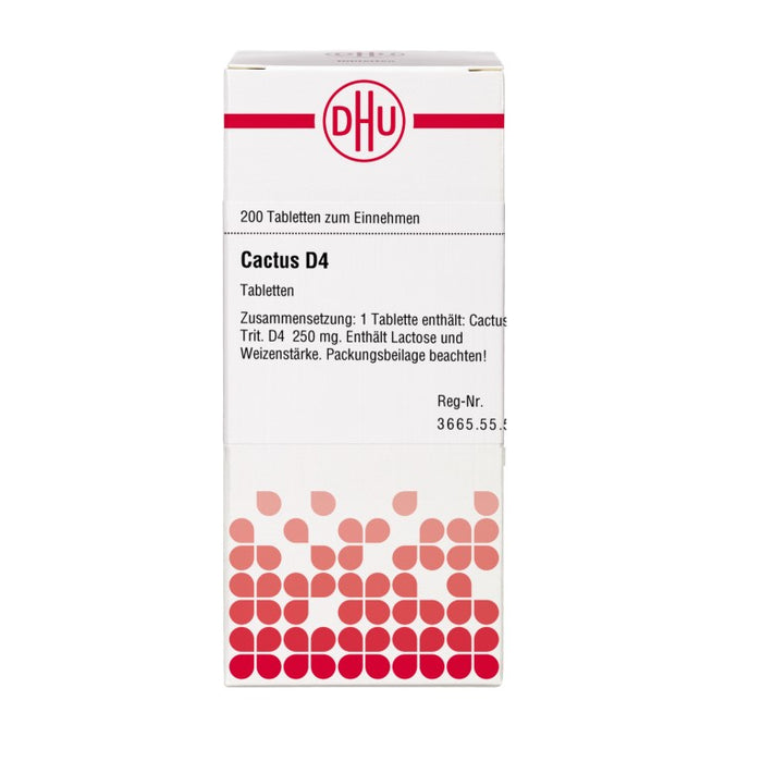 DHU Cactus D4 Tabletten, 200 St. Tabletten