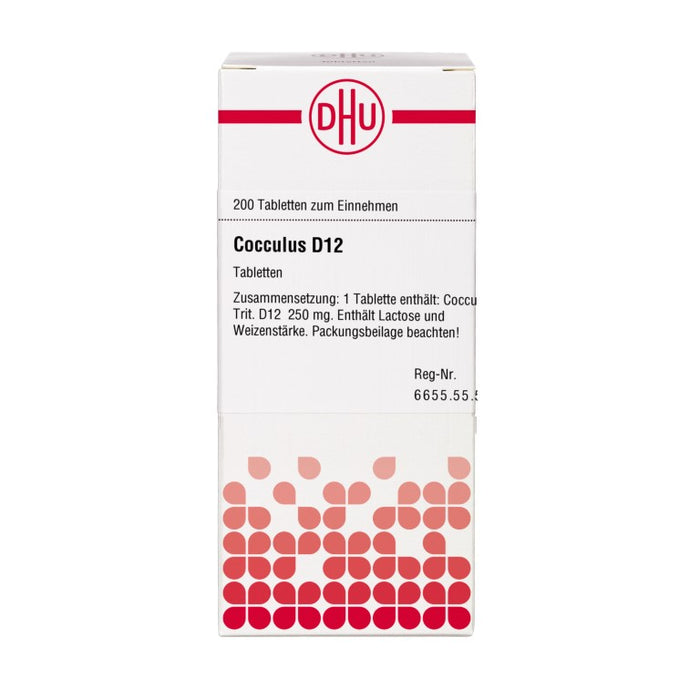 DHU Cocculus D12 Tabletten, 200 St. Tabletten