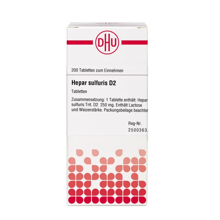 DHU Hepar sulfuris D2 Tabletten, 200 St. Tabletten