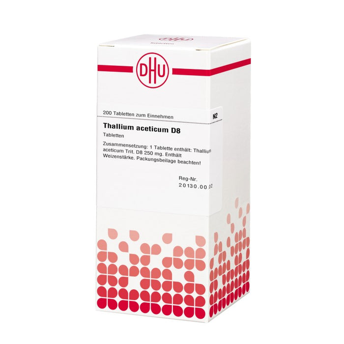 Thallium aceticum D8 DHU Tabletten, 200 St. Tabletten