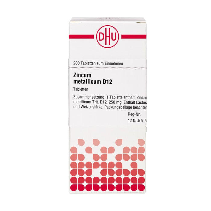 DHU Zincum metallicum D12 Tabletten, 200 St. Tabletten