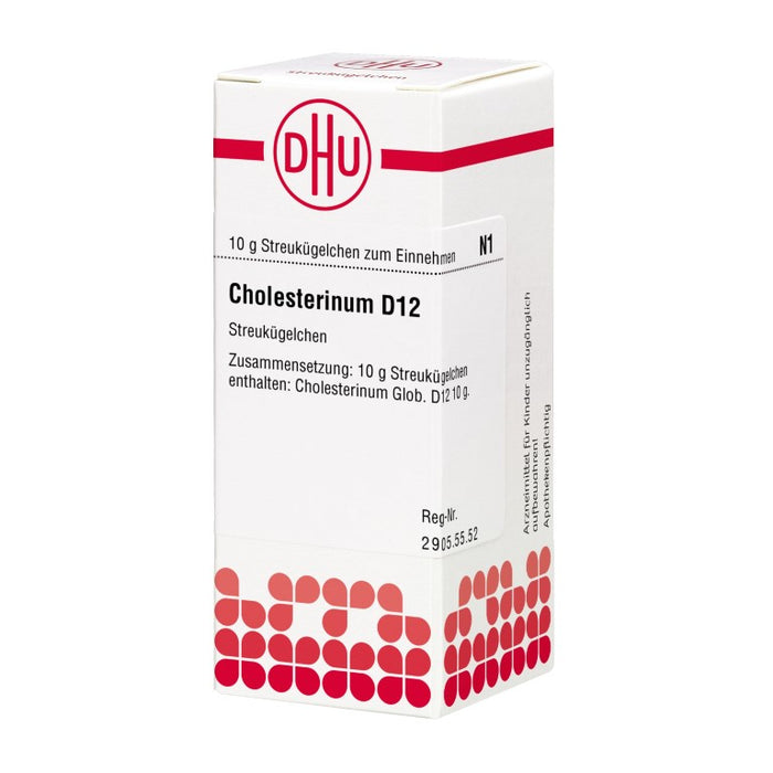 DHU Cholesterinum D12 Streukügelchen, 10 g Globuli