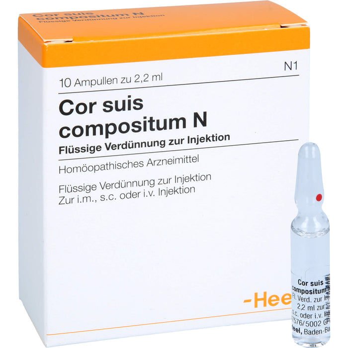 Heel Cor suis compositum N Ampullen, 10 pcs. Ampoules