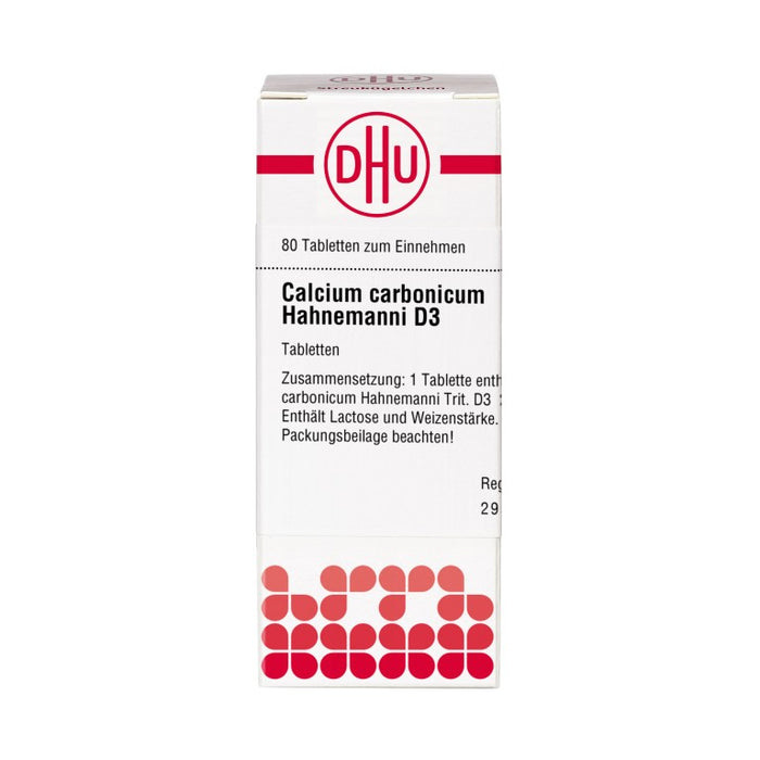 DHU Calcium carbonicum Hahnemanni D3 Tabletten, 80 St. Tabletten