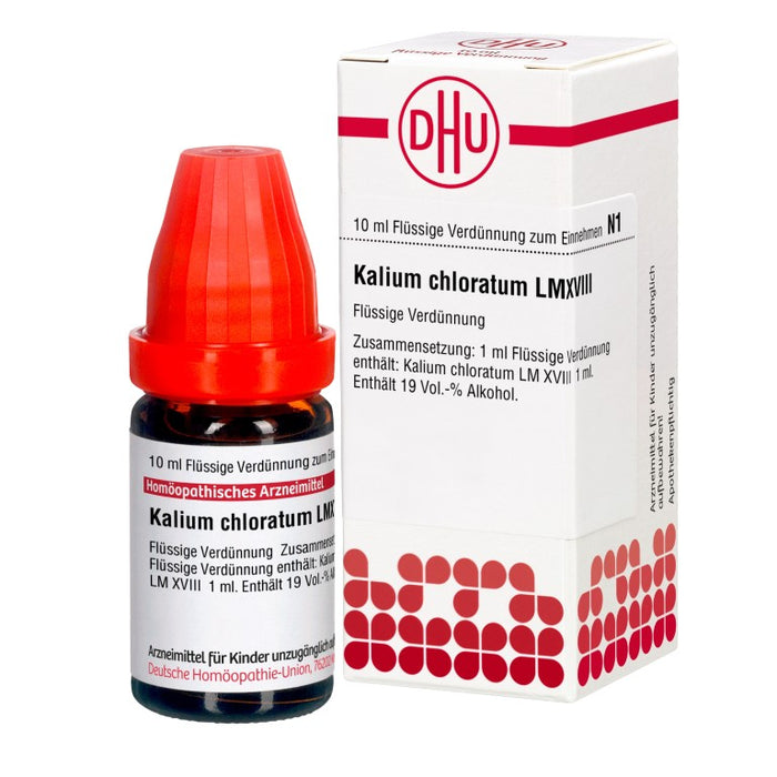 Kalium chloratum XVIII DHU Dilution, 10 ml Lösung