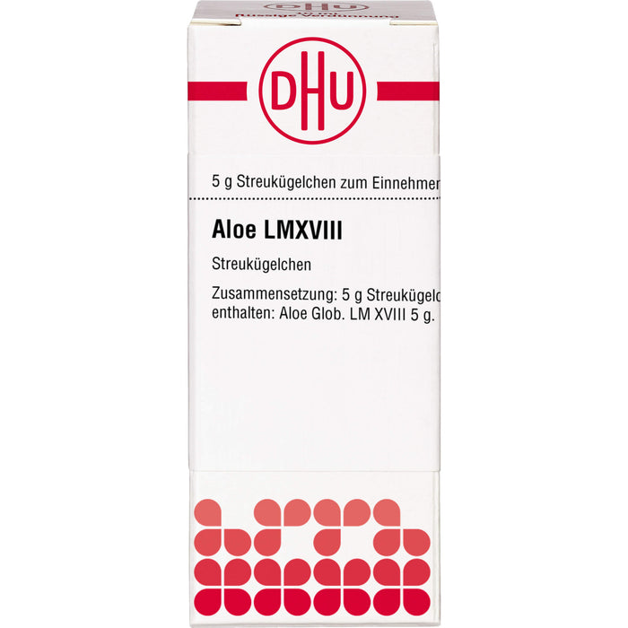 DHU Aloe LM XVIII Streukügelchen, 5 g Globuli