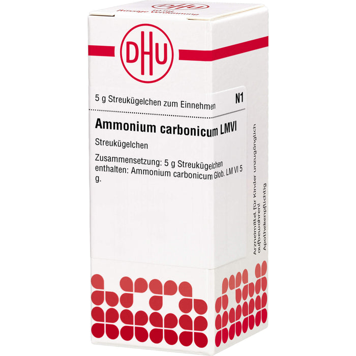 DHU Ammonium carbonicum LM VI Streukügelchen, 5 g Globules