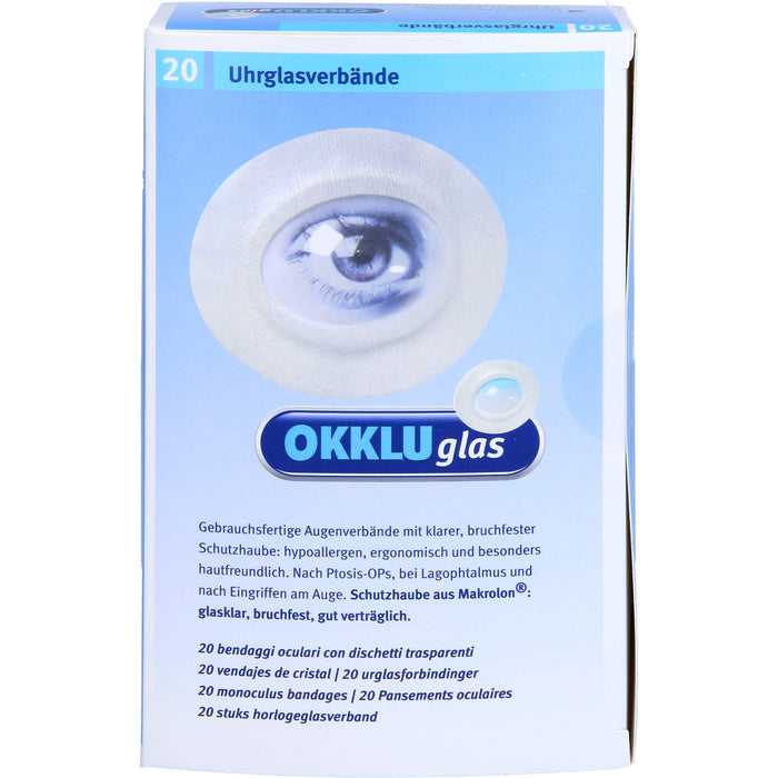 OKKLUGLAS Uhrglasverband, 20 St VER