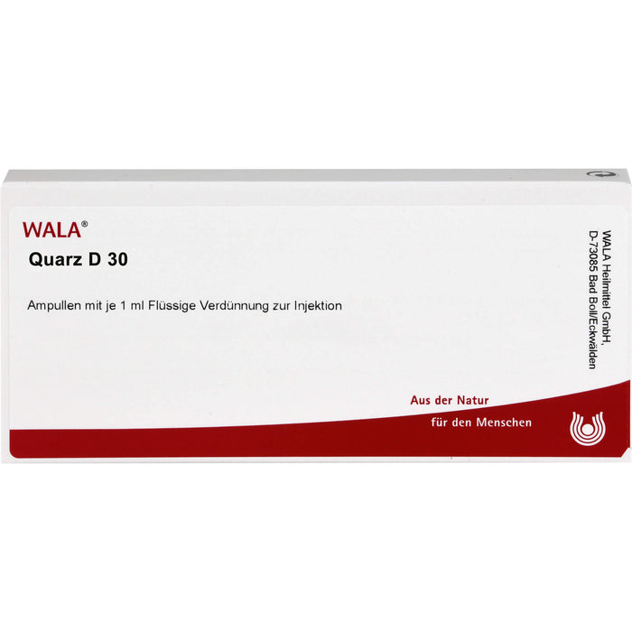 Quarz D30 Wala Ampullen, 10X1 ml AMP