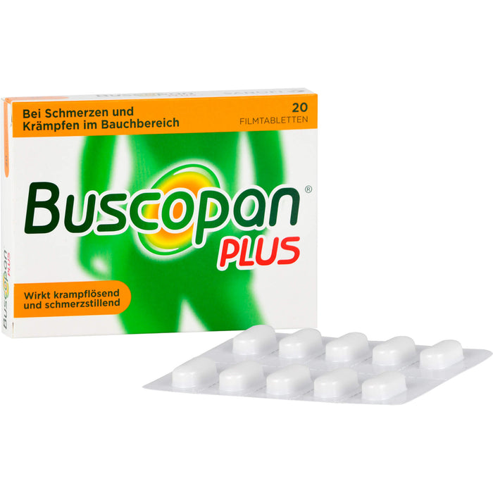 Buscopan plus Tabletten Reimport EMRAmed, 20 pcs. Tablets