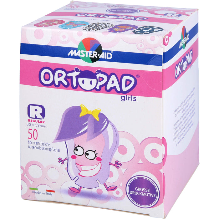 Ortopad for girls regular Okklussionspflaster, 50 St PFL