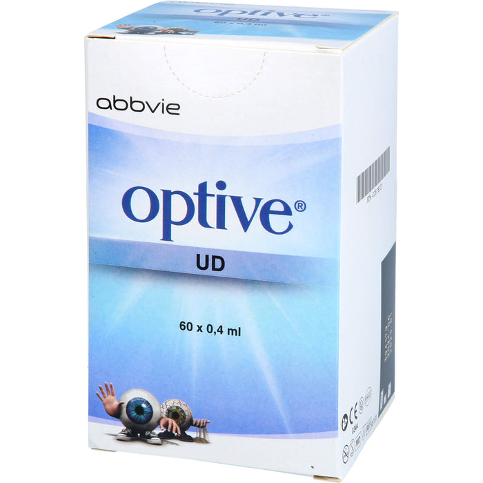 Allergan optive UD benetzende und osmoprotektive Augen-Pflegetropfen, 60 pcs. Solution