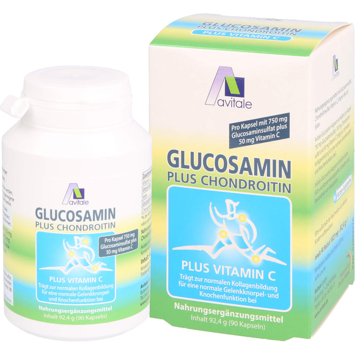 Glucosamin 750mg plus Chondroitin 100mg Kapseln, 90 pcs. Capsules