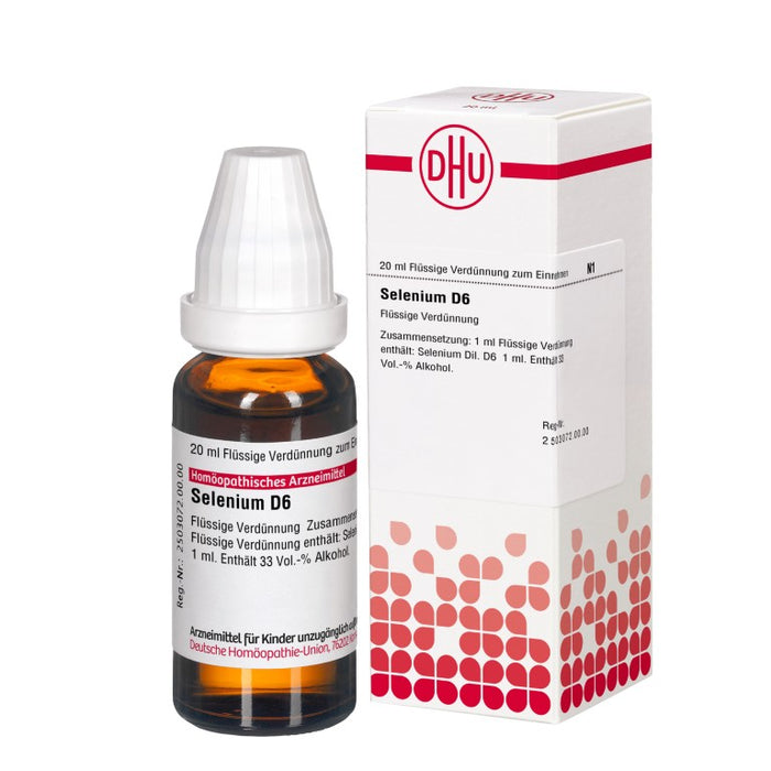 DHU Selenium D6 Dilution, 20 ml Lösung