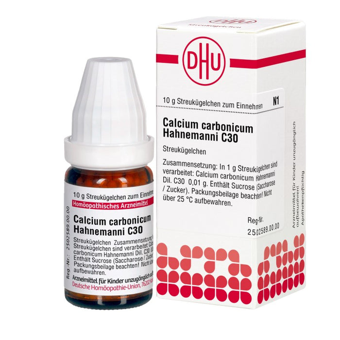 DHU Calcium carbonicum Hahnemanni C30 Streukügelchen, 10 g Globuli