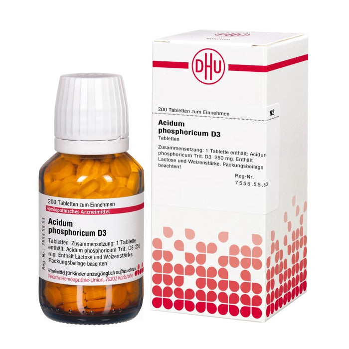 DHU Acidum phosphoricum D3 Tabletten, 200 St. Tabletten