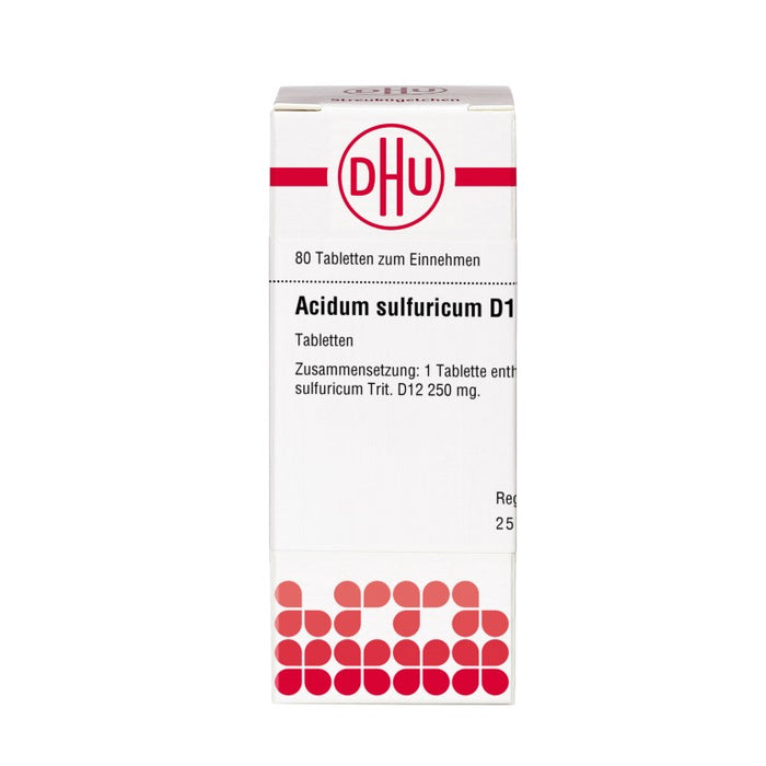 DHU Acidum sulfuricum D12 Tabletten, 80 pcs. Tablets