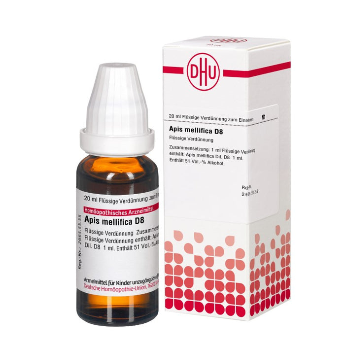 DHU Apis mellifica D8 Dilution, 20 ml Lösung