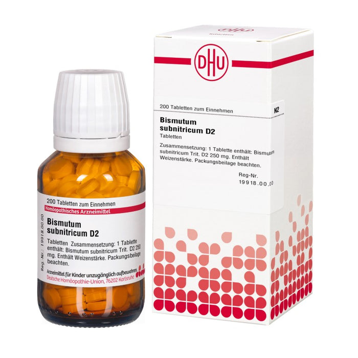 DHU Bismutum subnitricum D2 Tabletten, 200 St. Tabletten