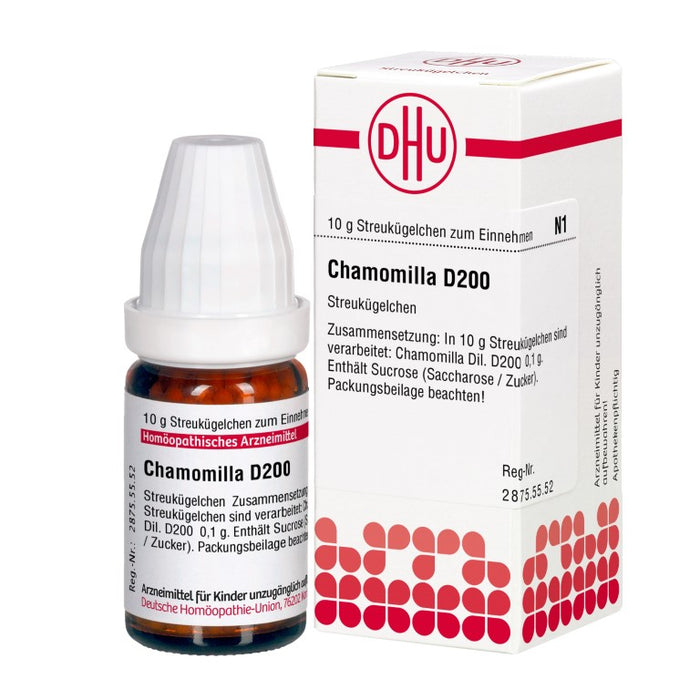 DHU Chamomilla D200 Streukügelchen, 10 g Globuli