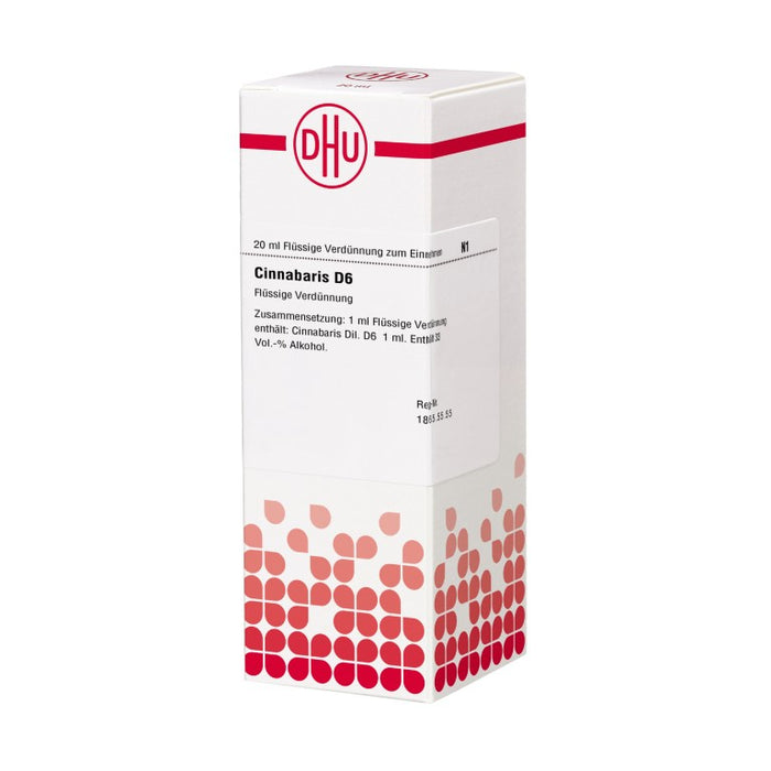 Cinnabaris D6 DHU Dilution, 20 ml Lösung