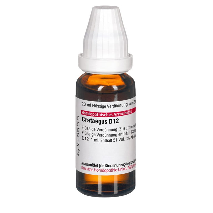 DHU Crataegus D12 Dilution, 20 ml Lösung