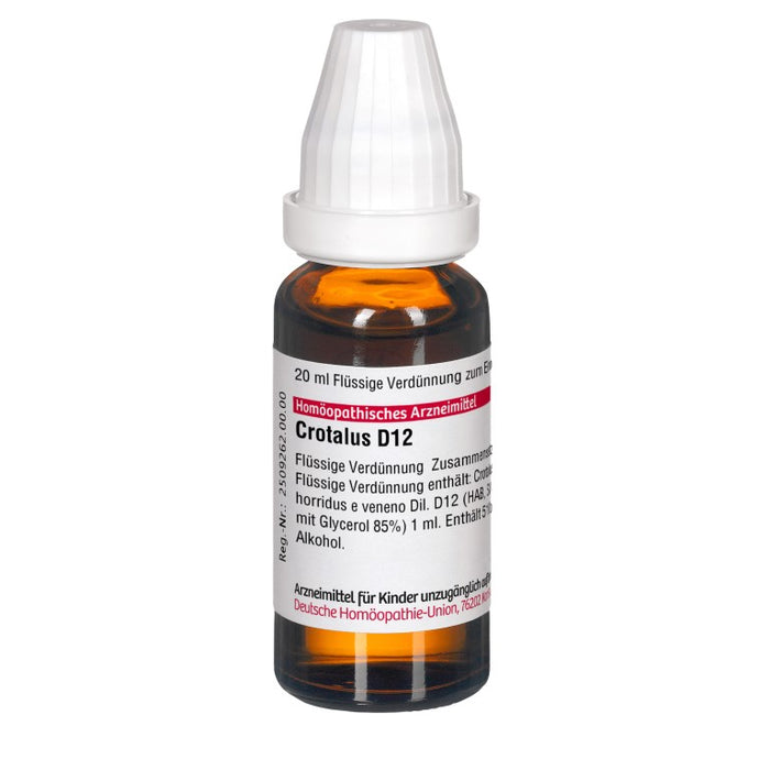 DHU Crotalus D12 Dilution, 20 ml Lösung