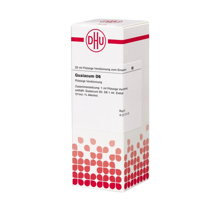 Guaiacum D6 DHU Dilution, 20 ml Lösung