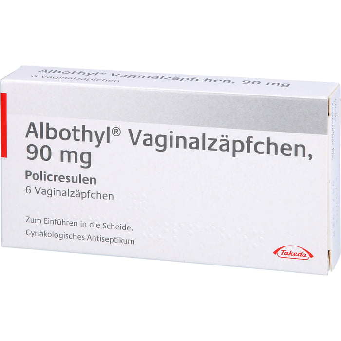 Albothyl Vaginalzäpfchen, 90 mg, 5 St. Zäpfchen