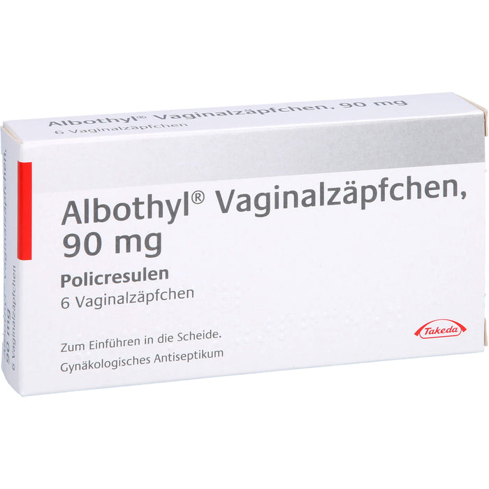 Albothyl Vaginalzäpfchen, 90 mg, 5 pcs. Suppositories