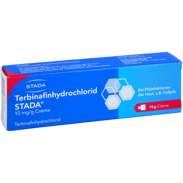 Terbinafinhydrochlorid STADA 10 mg/g Creme, 15 g Cream