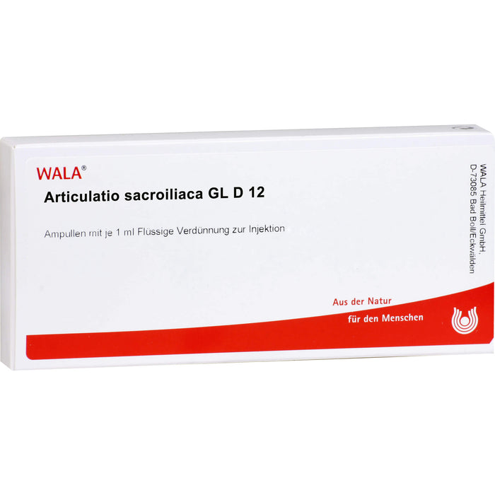 Articulatio sacroiliaca GI D12 Wala Ampullen, 10X1 ml AMP