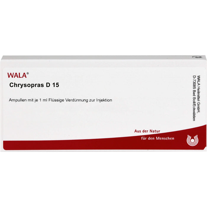 Chrysopras D15 Wala Ampullen, 10X1 ml AMP