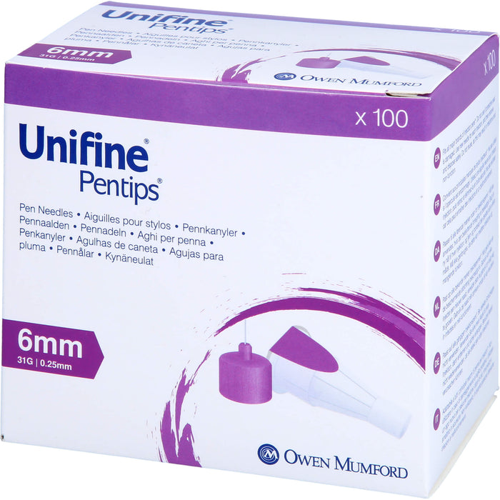 Unifine Pentips 0,33x6mm 31G, 100 St KAN