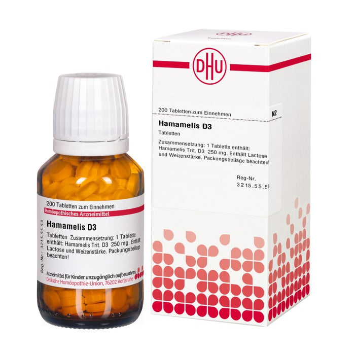 DHU Hamamelis D3 Tabletten, 200 St. Tabletten