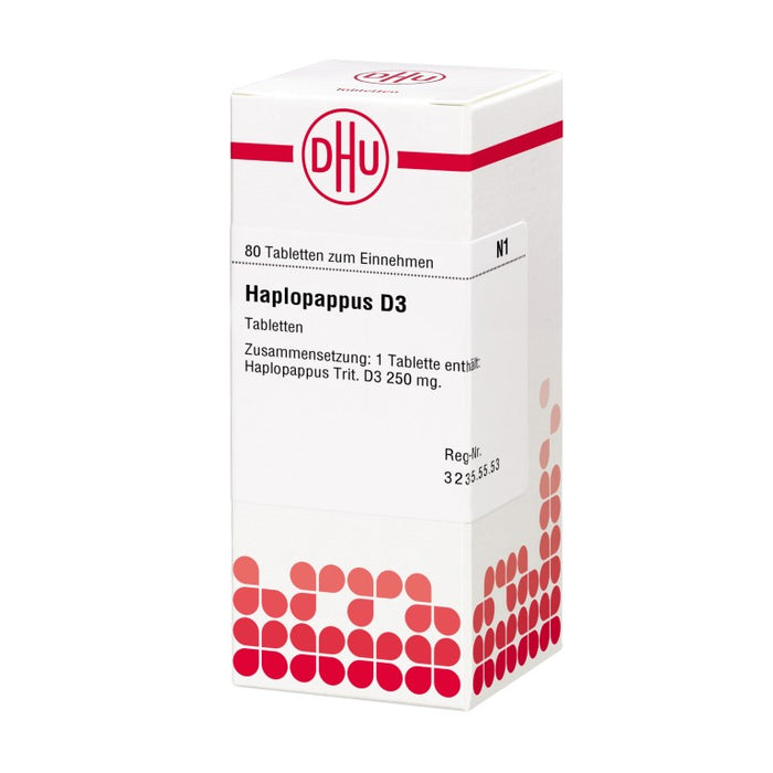 Haplopappus D3 DHU Tabletten, 80 St. Tabletten