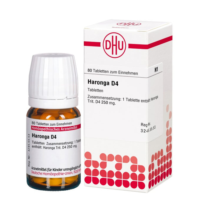 DHU Haronga D4 Tabletten, 80 St. Tabletten