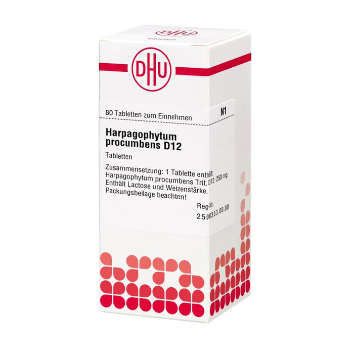 DHU Harpagophytum procumbens D12 Tabletten, 80 pc Tablettes