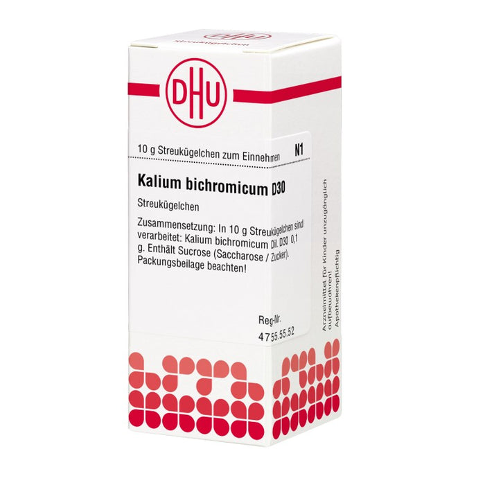 DHU Kalium bichromicum D30 Streukügelchen, 10 g Globuli