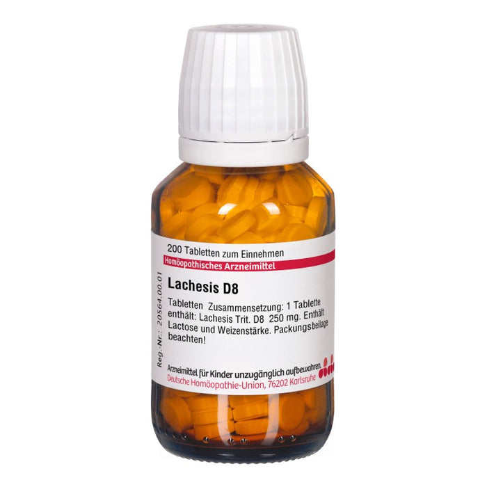 DHU Lachesis D8 Tabletten, 200 St. Tabletten