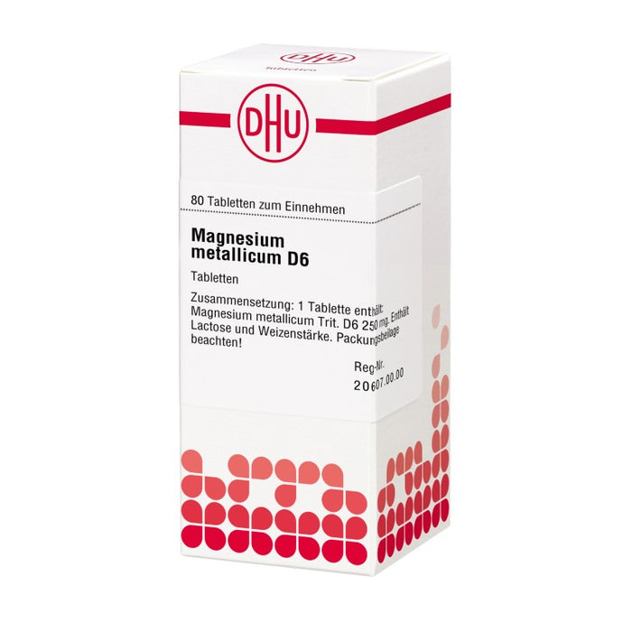 DHU Magnesium metallicum D6 Tabletten, 80 pcs. Tablets