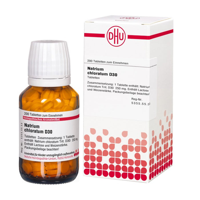 Natrium chloratum D30 DHU Tabletten, 200 St. Tabletten