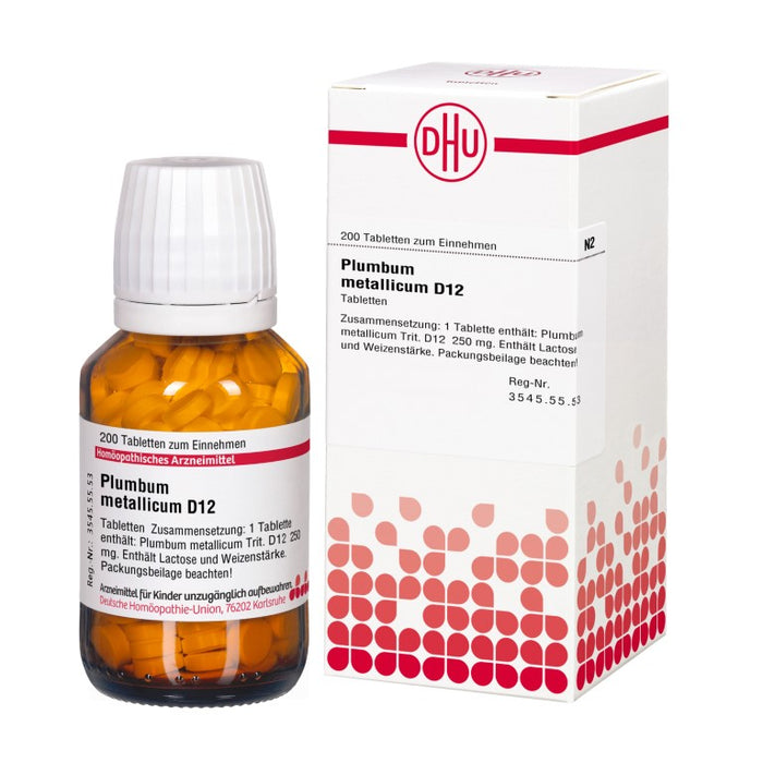 DHU Plumbum metallicum D12 Tabletten, 200 St. Tabletten