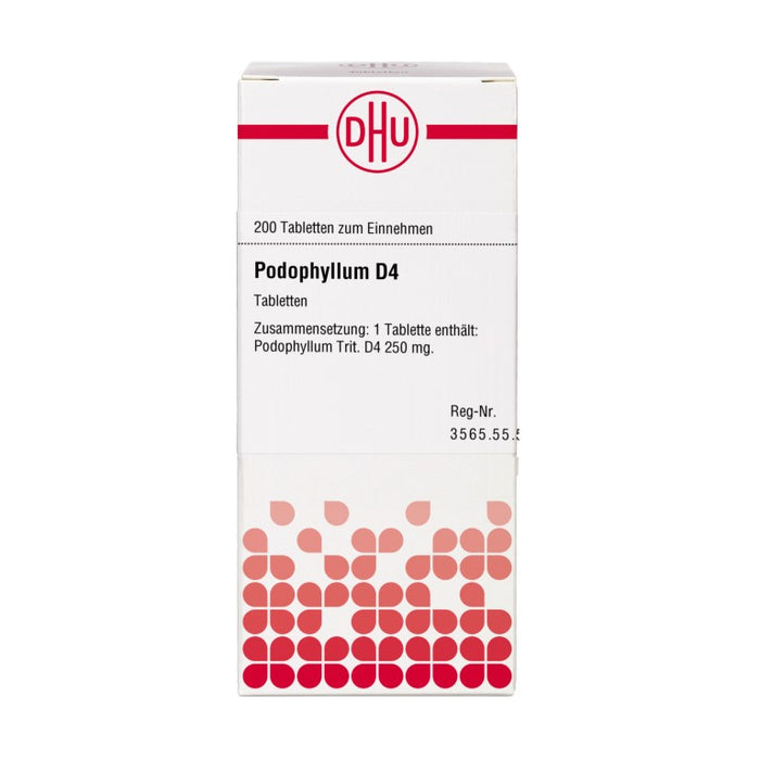 DHU Podophyllum D4 Tabletten, 200 St. Tabletten