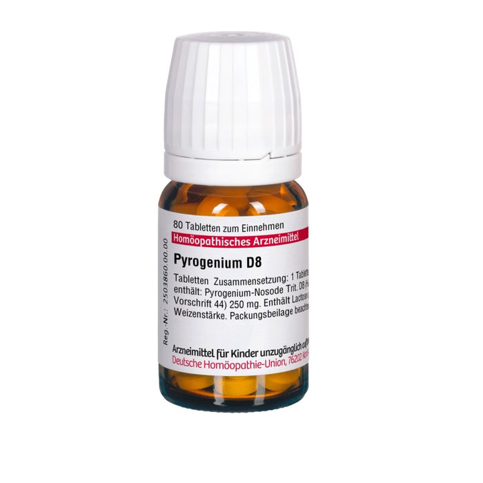 Pyrogenium D8 DHU Tabletten, 80 St. Tabletten