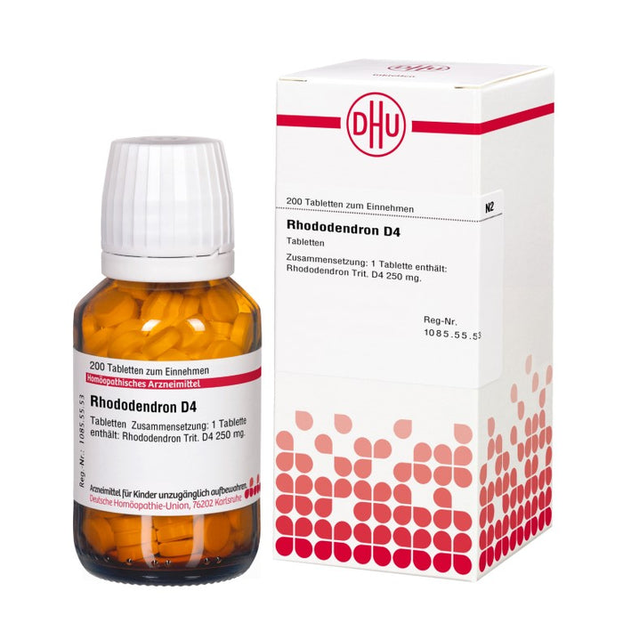 DHU Rhododendron D4 Tabletten, 200 St. Tabletten