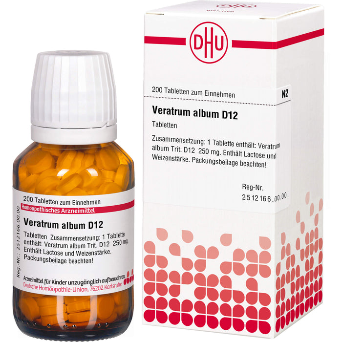 DHU Veratrum album D12 Tabletten, 200 St. Tabletten