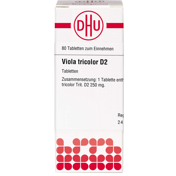 Viola tricolor D2 DHU Tabletten, 80 St. Tabletten