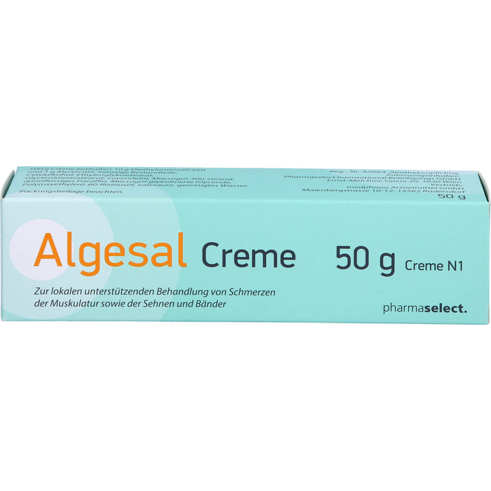 Algesal Creme bei Schmerzen der Muskulatur sowie der Sehnen und Bänder, 50 g Crème